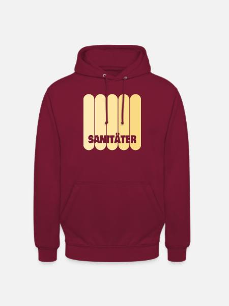Sanitäter - Unisex Hoodie - Bordeaux