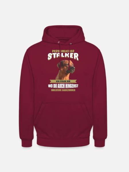 Rhodesian Ridgeback - Rhodesian Ridgeback Hund - Unisex Hoodie - Bordeaux