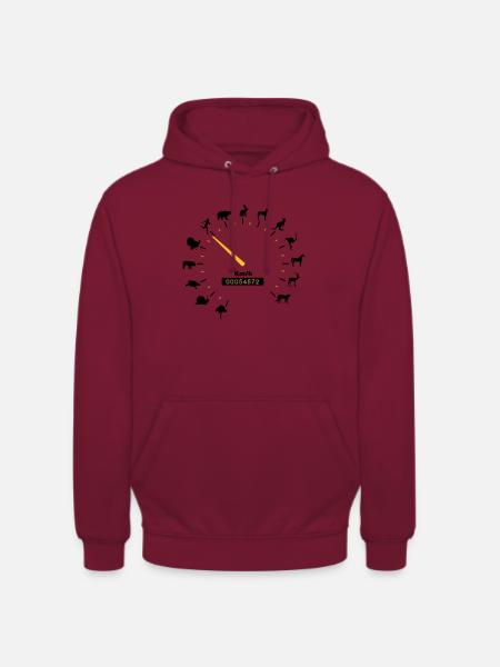tachometer - Unisex Hoodie - bordeaux