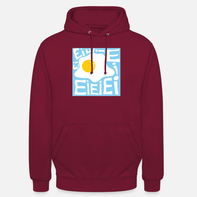 Ei Ei Spiegelei - Unisex Hoodie - Bordeaux