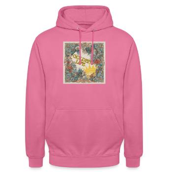 VIE DORÉE - Sweat-shirt à capuche unisexe - rose - Devant - Alina (178cm) & Michal (187cm)