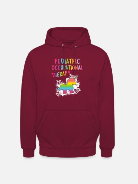 Pediatric Occupational Therapy OT - Unisex Hoodie - bordeaux