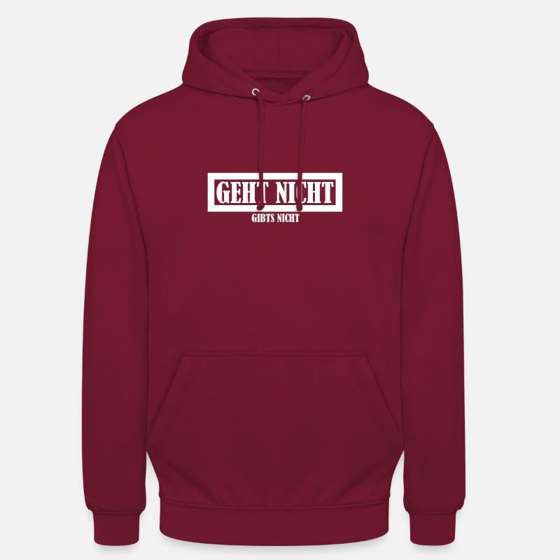 does not work - Unisex Hoodie - bordeaux