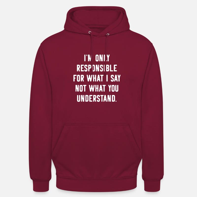 Provocation Provocatrice Provoquer - Sweat-shirt à capuche unisexe - bordeaux