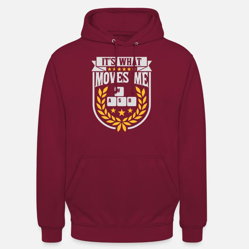 c’est ce qui m’émeut - Sweat-shirt à capuche unisexe - bordeaux