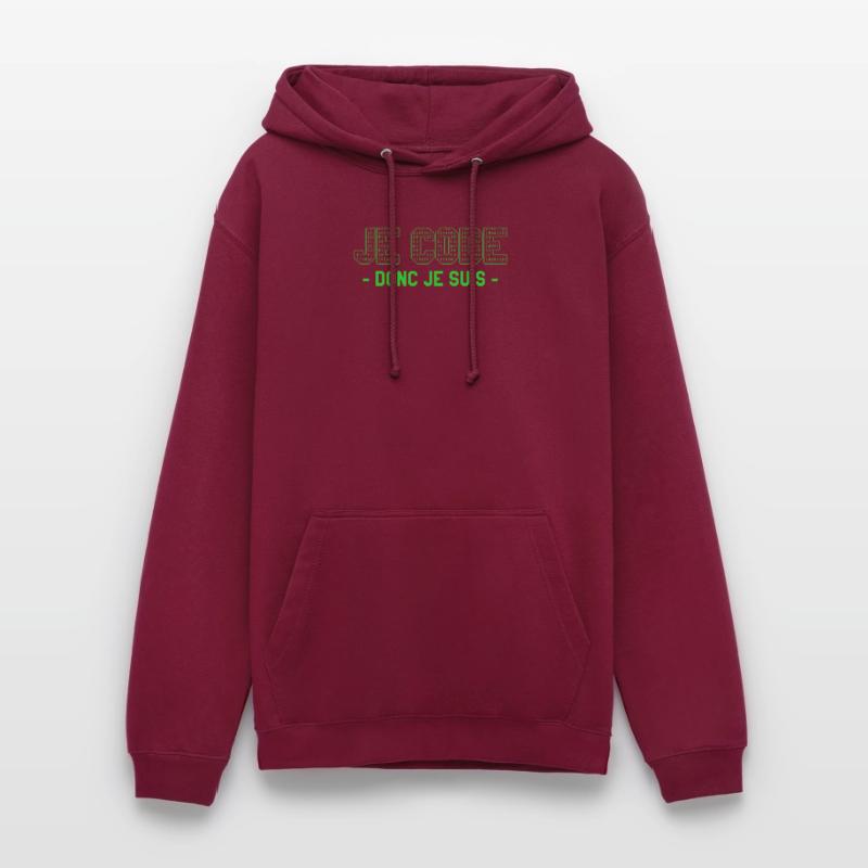 Je Code Donc Je Suis Programmeur Programmation Unisex Hoodie