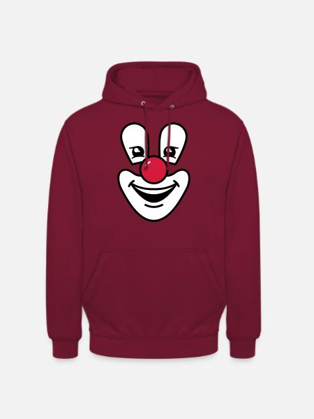 Clown - Unisex Hoodie - Bordeaux