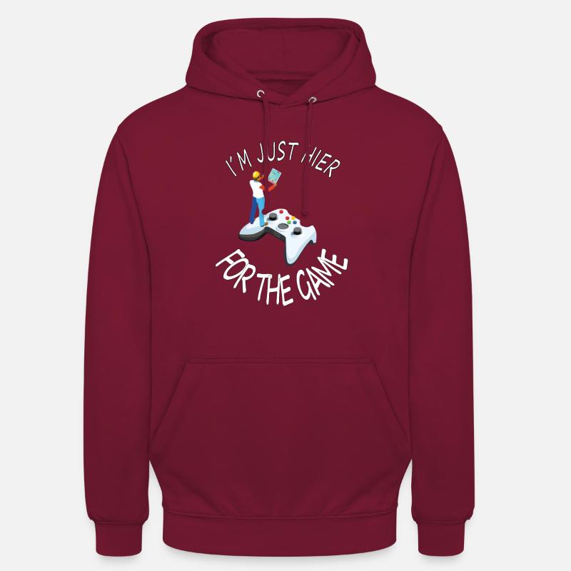 Gamer Game Computerspiel PC-Spiele Geschenkidee - Unisex Hoodie - Bordeaux