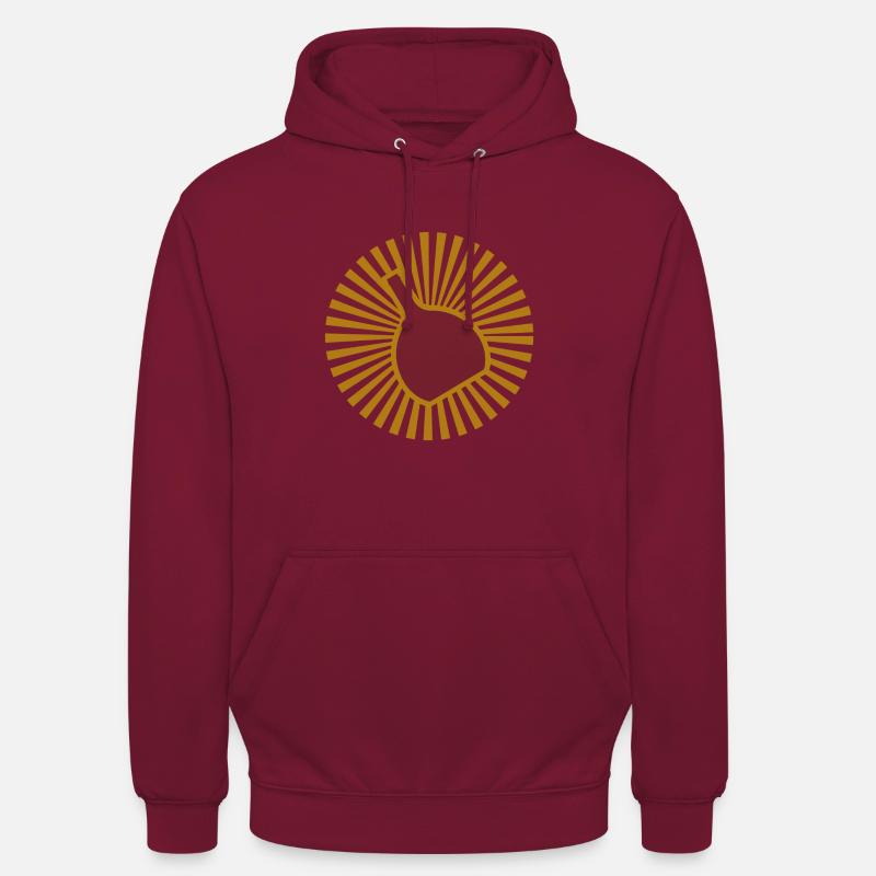 Bocksbeutel Beams - Unisex Hoodie - Bordeaux