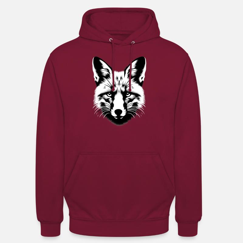 Fuchs Tierleben | Fox - Unisex Hoodie - Bordeaux