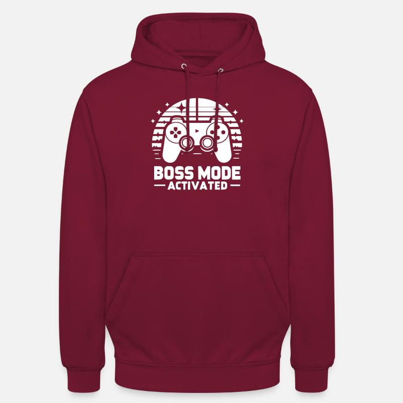 Mode Bos activé - Sweat-shirt à capuche unisexe - bordeaux