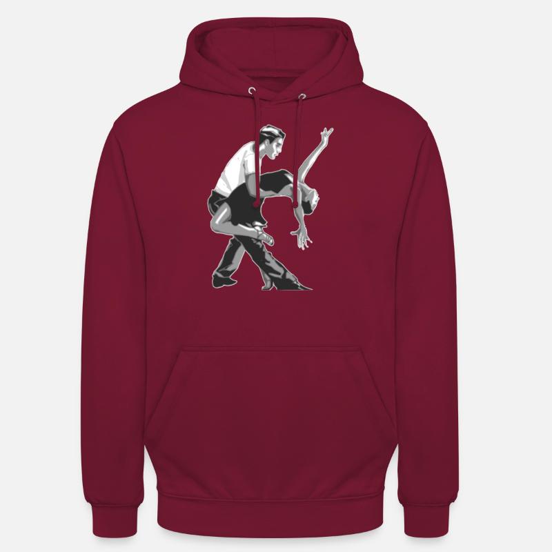 Dancer and dancer salsa dance gift - Unisex Hoodie - bordeaux