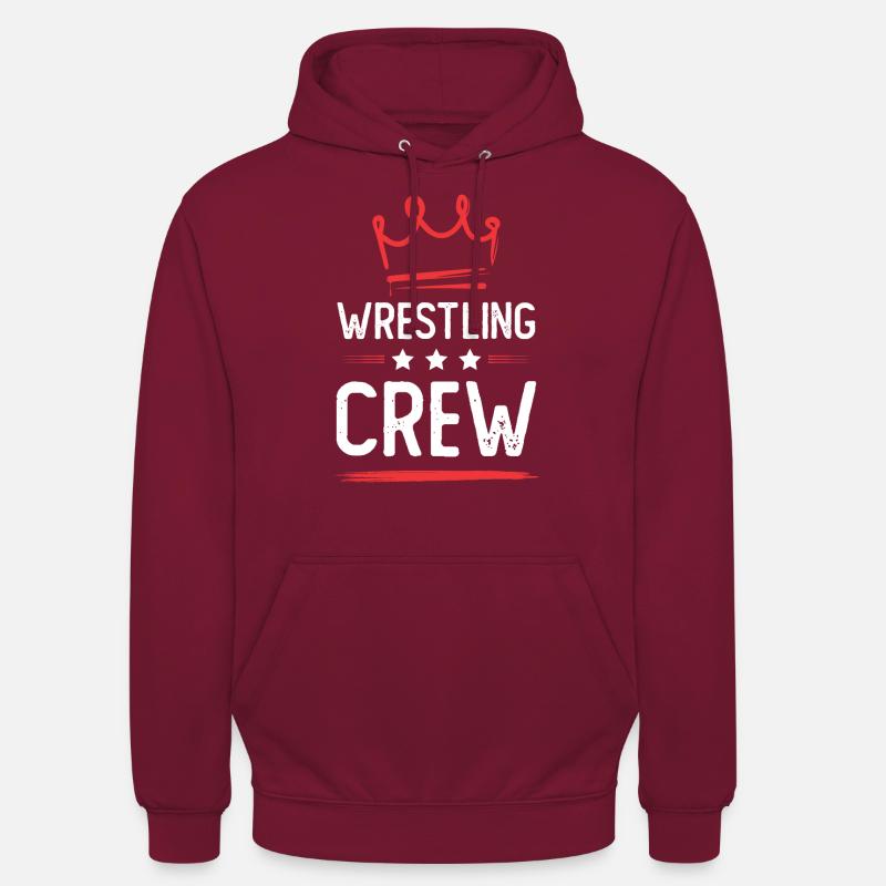 Équipe de lutte - Sweat-shirt à capuche unisexe - bordeaux