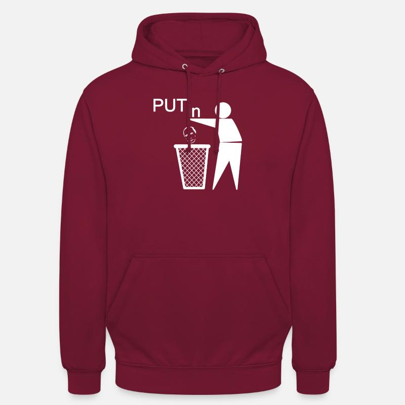 Mettez Poutine dans... - Sweat-shirt à capuche unisexe - bordeaux