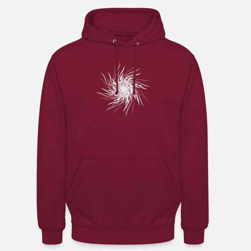 Arctic Sun - White - Sweat-shirt à capuche unisexe - bordeaux
