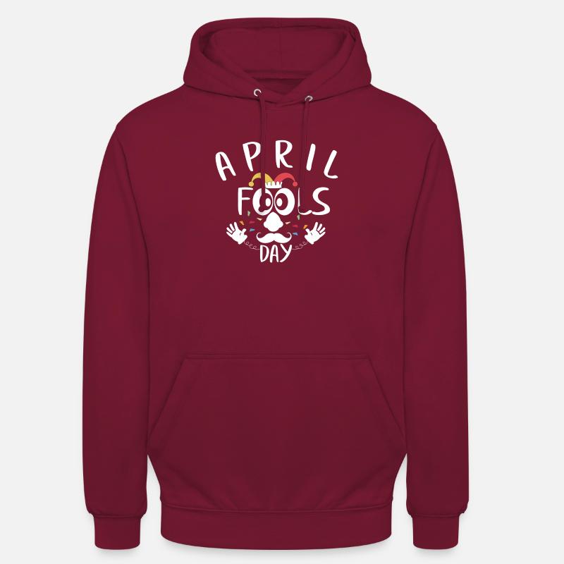 Poisson d’avril Avril Avril - Sweat-shirt à capuche unisexe - bordeaux