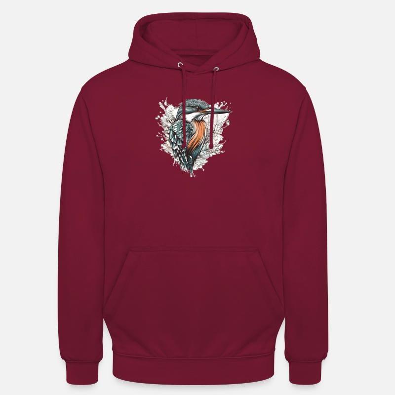 Eisvogel episch - Unisex Hoodie - Bordeaux