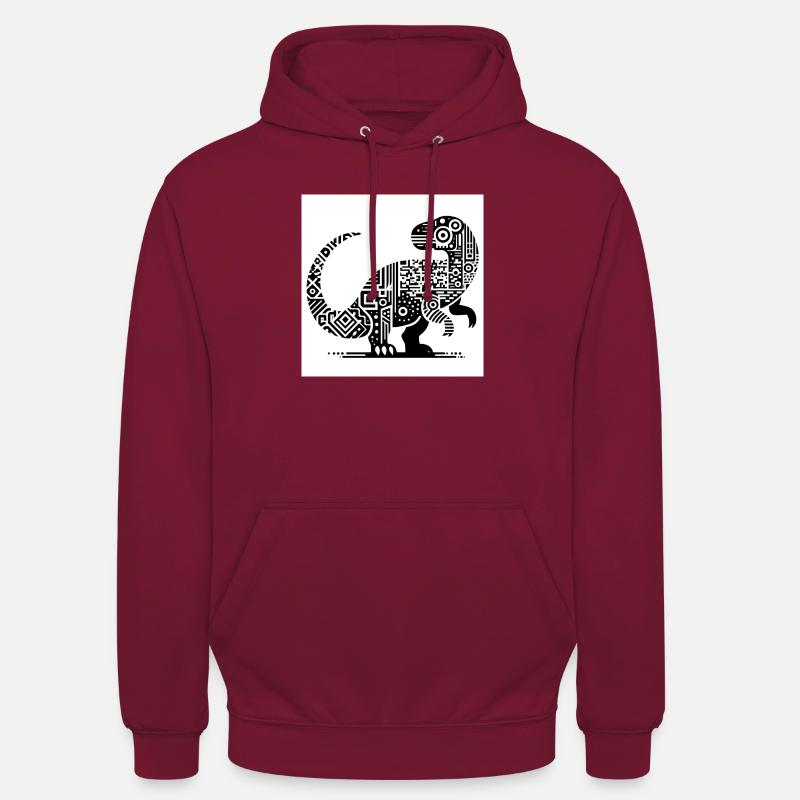 groupe1 30 - Sweat-shirt à capuche unisexe - bordeaux