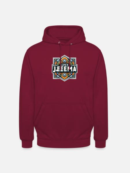Super Jeema Shiny Shiny - Unisex Hoodie - Bordeaux