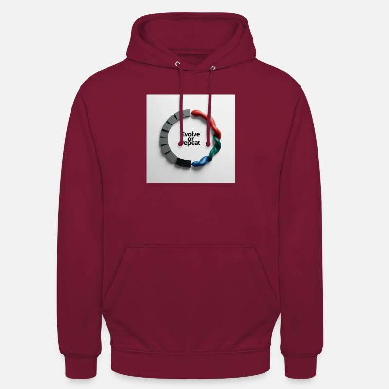 Evolve or Repeat - Unisex Hoodie - Bordeaux