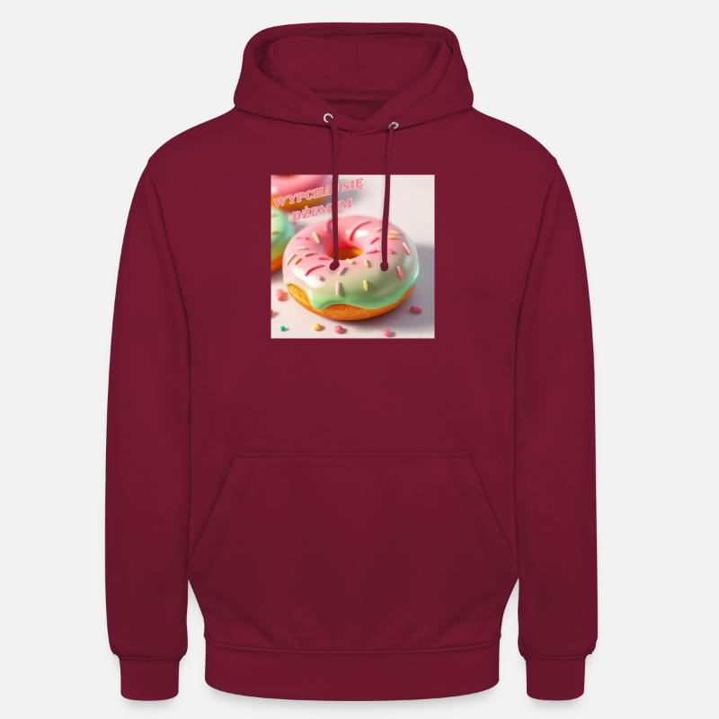 GALEZ-VOUS DE CONFITURE - Sweat-shirt à capuche unisexe - bordeaux