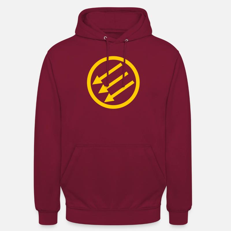 Järnfronten / Eiserne Front / Iron Front - Unisex Hoodie - Bordeaux