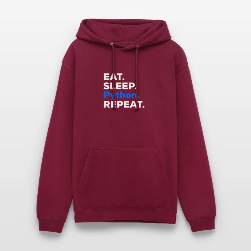 Eat Sleep Python Repeat Sweat-shirt à capuche unisexe