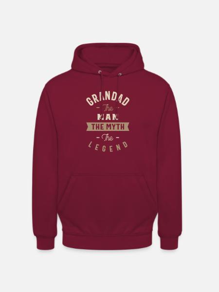 Großvater Der Mythos - Unisex Hoodie - Bordeaux