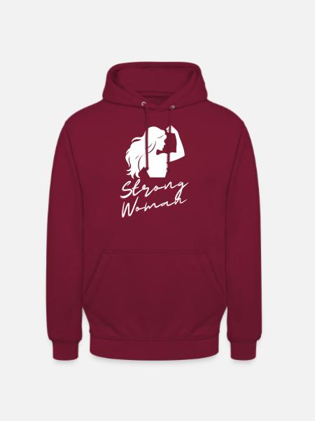 Starke Frau - Unisex Hoodie - Bordeaux