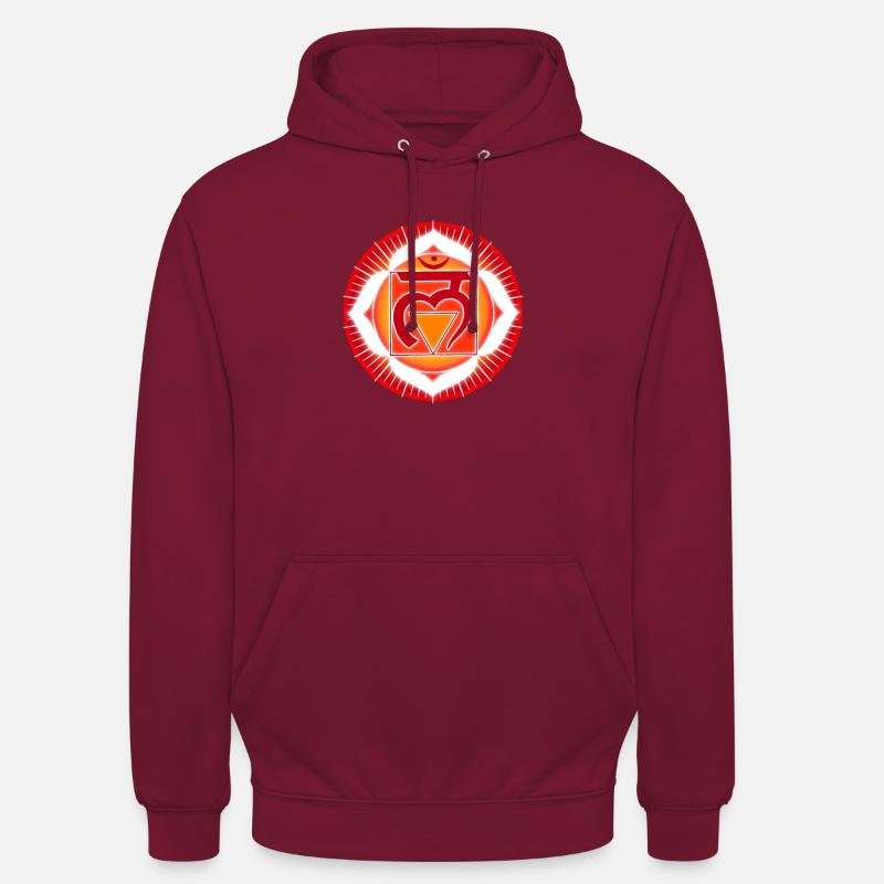 Muladhara Root Chakra - Unisex Hoodie - bordeaux