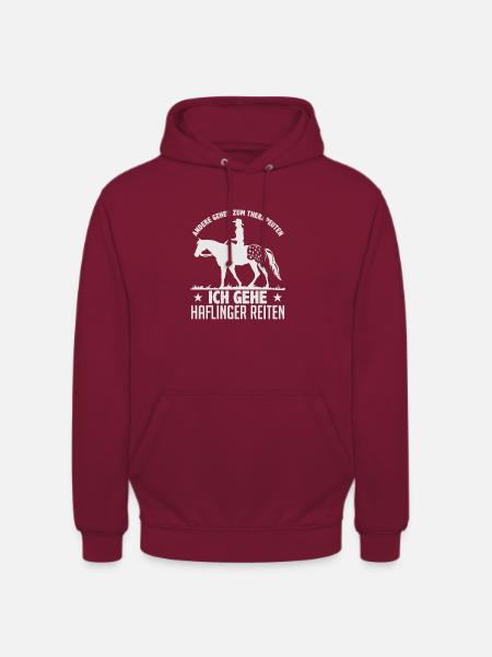 Haflinger - Unisex Hoodie - Bordeaux