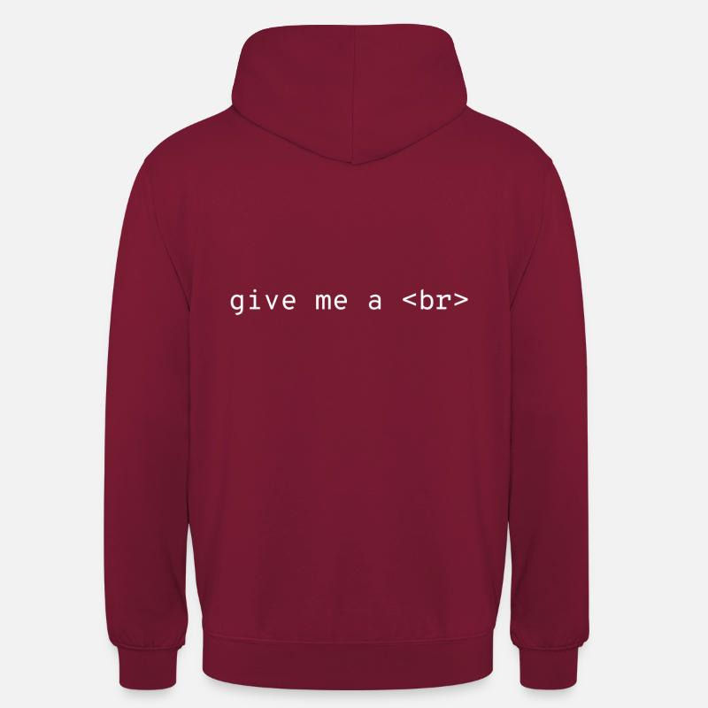 Give me a Nerd System Programmer Gift - Unisex Hoodie - bordeaux