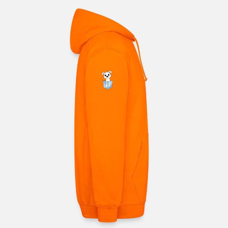 Chiot mignon dans la poche Sweat-shirt à capuche unisexe