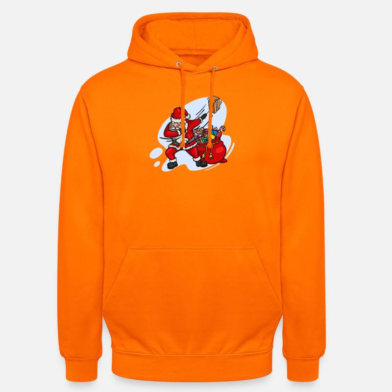 Doux Dab Dabbing Père Noël Noël - Sweat-shirt à capuche unisexe - orange