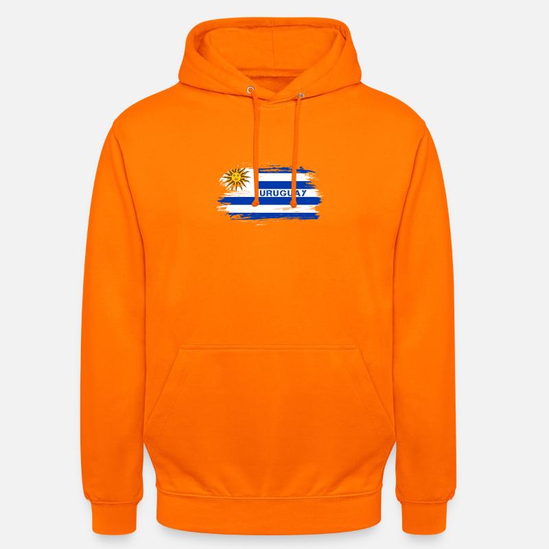 Uruguay Flaggen Design / Geschenkidee - Unisex Hoodie - Orange