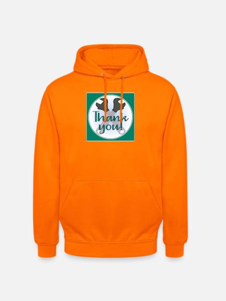 THANK YOU CRAFTSMAN - PLIERS - Unisex Hoodie - orange
