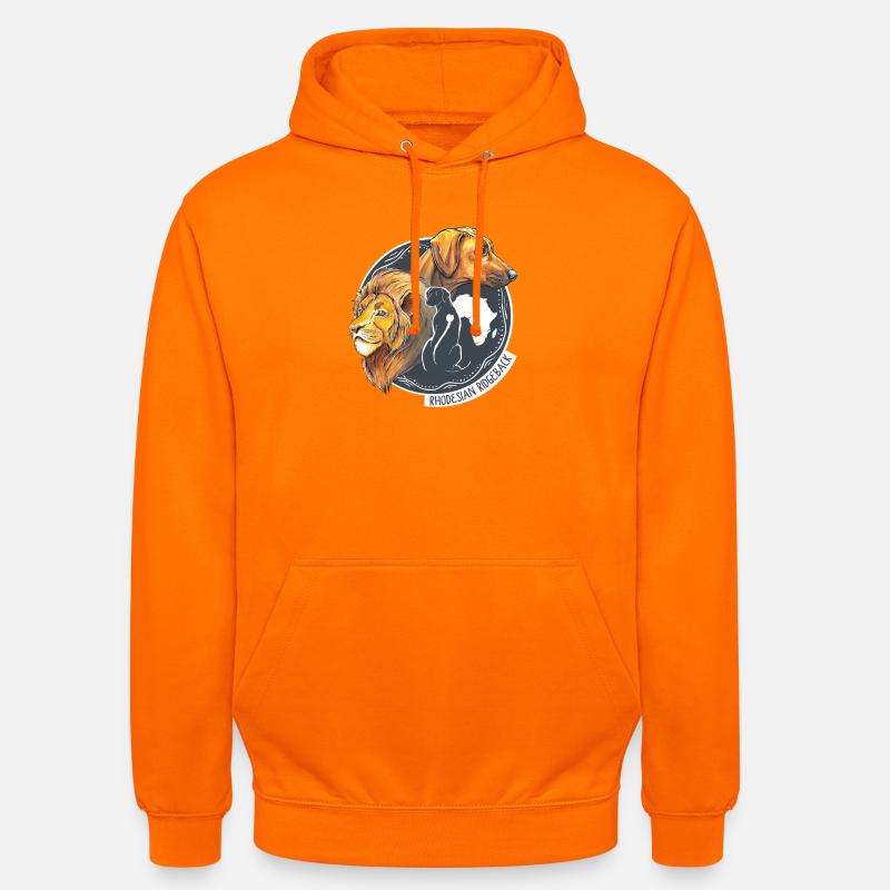 Rhodesian Ridgeback - Sweat-shirt à capuche unisexe - orange
