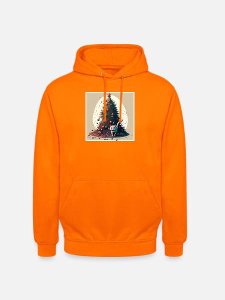 Joyeux Noël - Sweat-shirt à capuche unisexe - orange