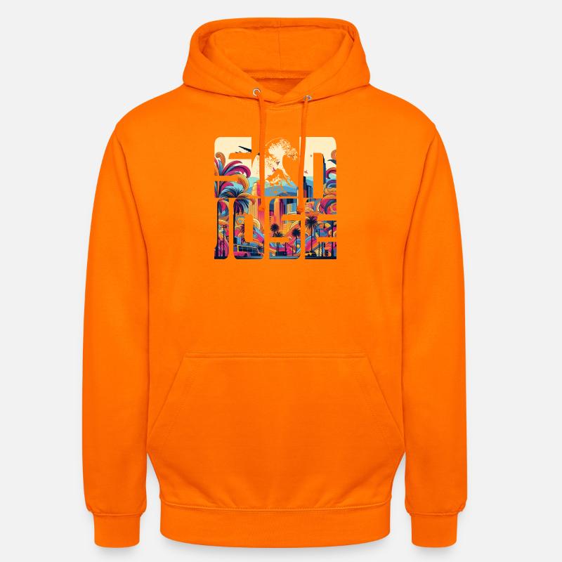 SAN JOSE - Sweat-shirt à capuche unisexe - orange