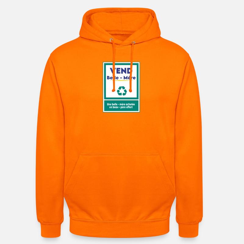 Vend belle-mère - Sweat-shirt à capuche unisexe - orange