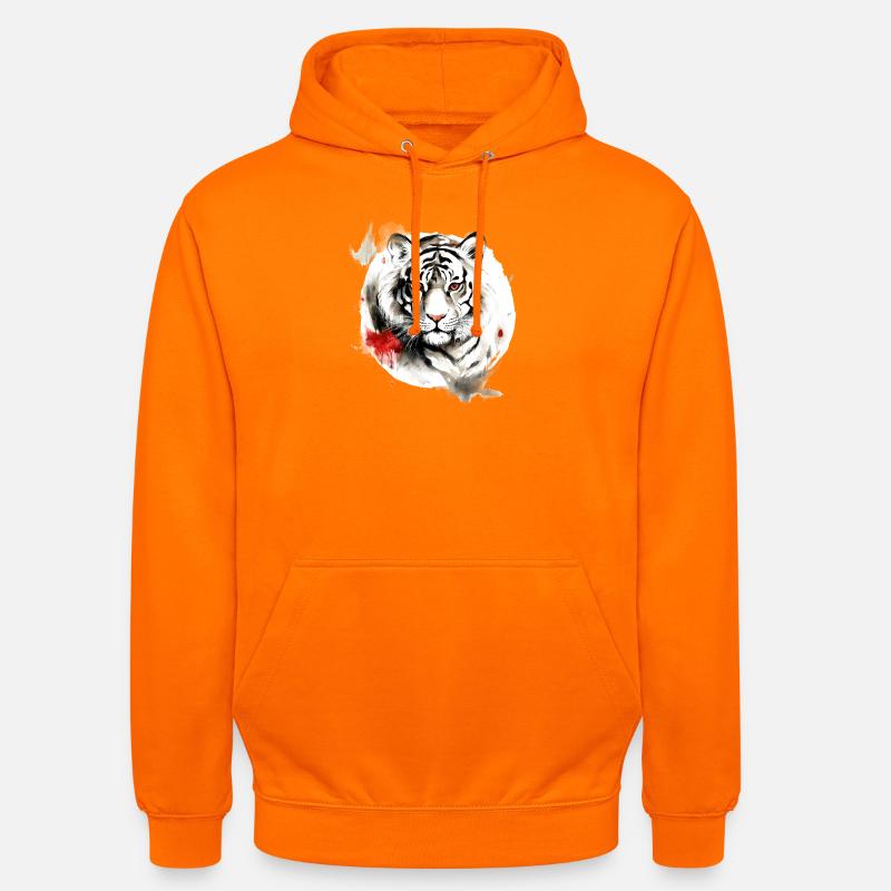 Chinesisches Sternzeichen Tiger - Unisex Hoodie - Orange