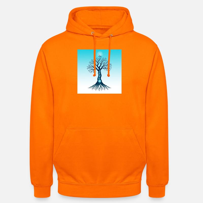 Spiritual Tree - Sweat-shirt à capuche unisexe - orange