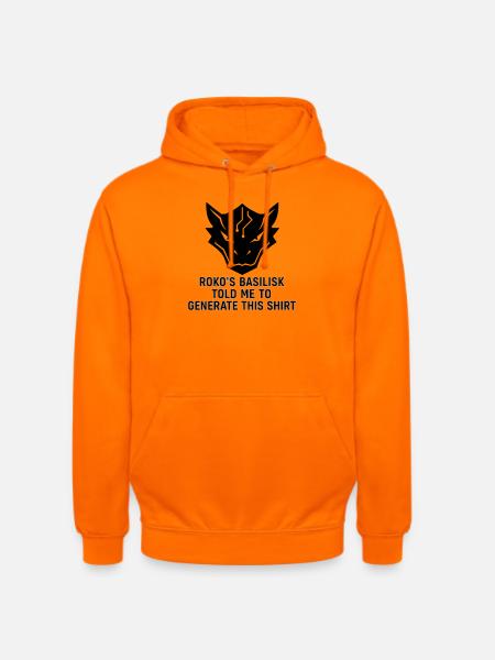 Generated by the Basilisk - Unisex Hoodie - orange