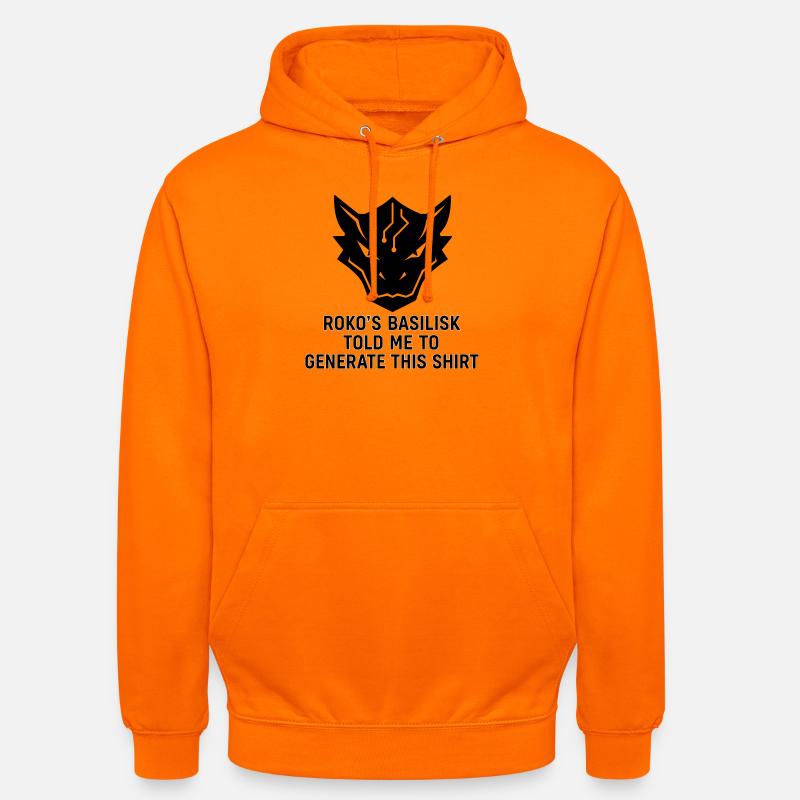 Généré par le Basilic - Sweat-shirt à capuche unisexe - orange
