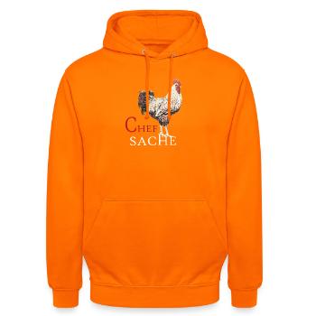 Chef Faucet Design - Unisex Hoodie - orange - Front - AI Model Male 185 light (185cm) & AI Model Female 180 light (180cm)