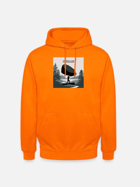 Empowered Balance Nature Success Motivational  - Unisex Hoodie - orange