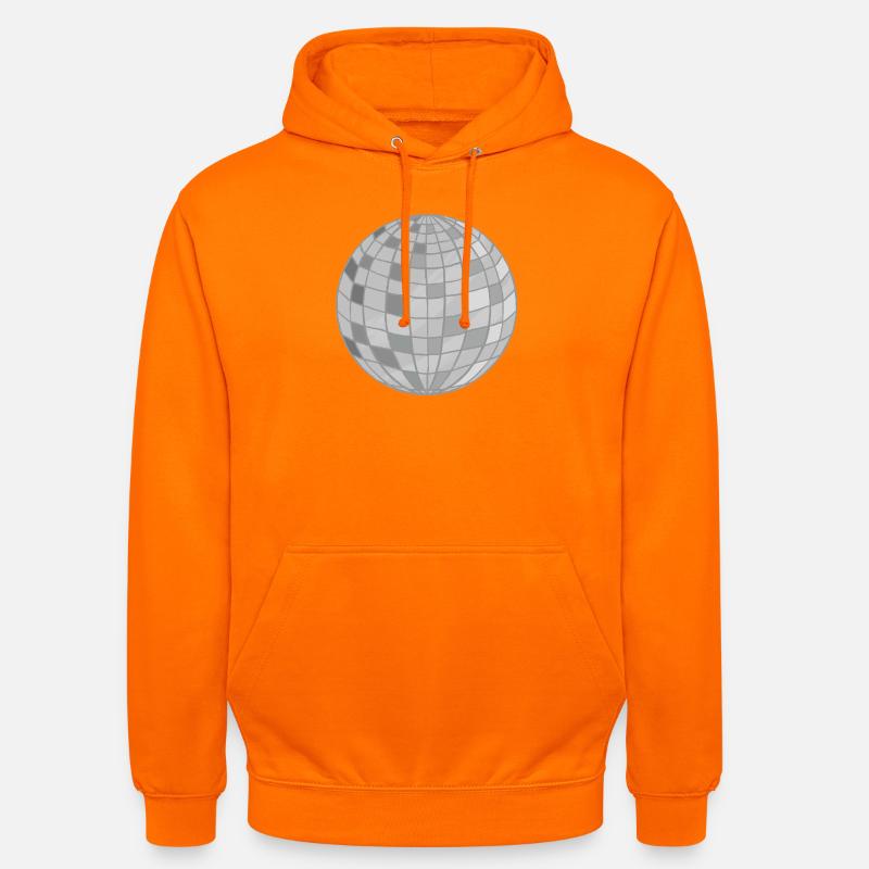 Conception de boule disco - Sweat-shirt à capuche unisexe - orange