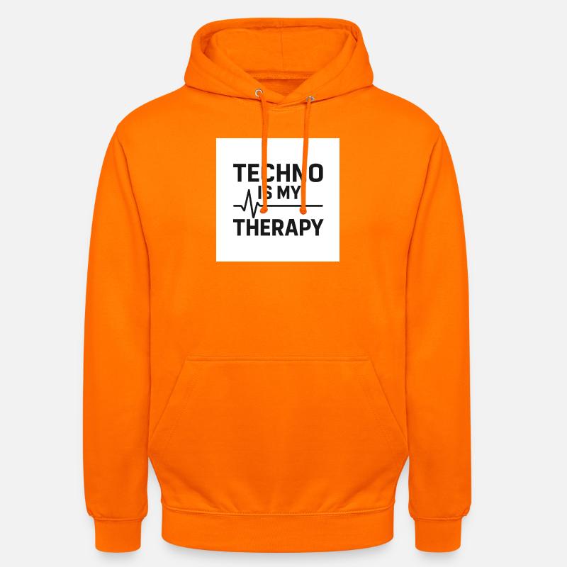 FFF2E098-3E0D-4F1A-841F-4C2C13A47547 - Sweat-shirt à capuche unisexe - orange