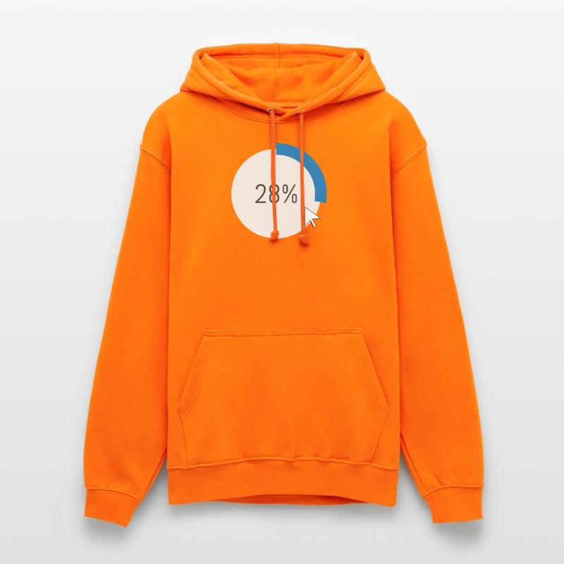 Blauer Fortschritt Ring IT Software PC Computer  Unisex Hoodie