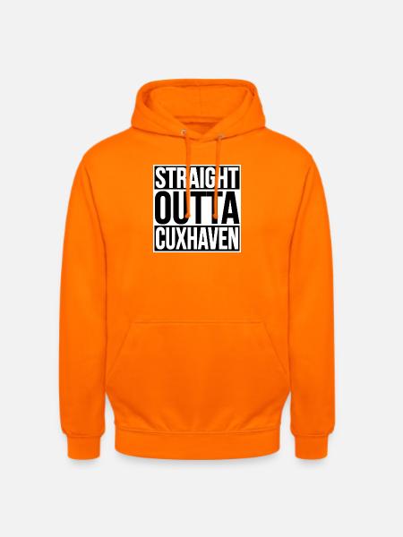 Straight Outta Cuxhaven - Unisex Hoodie - Orange
